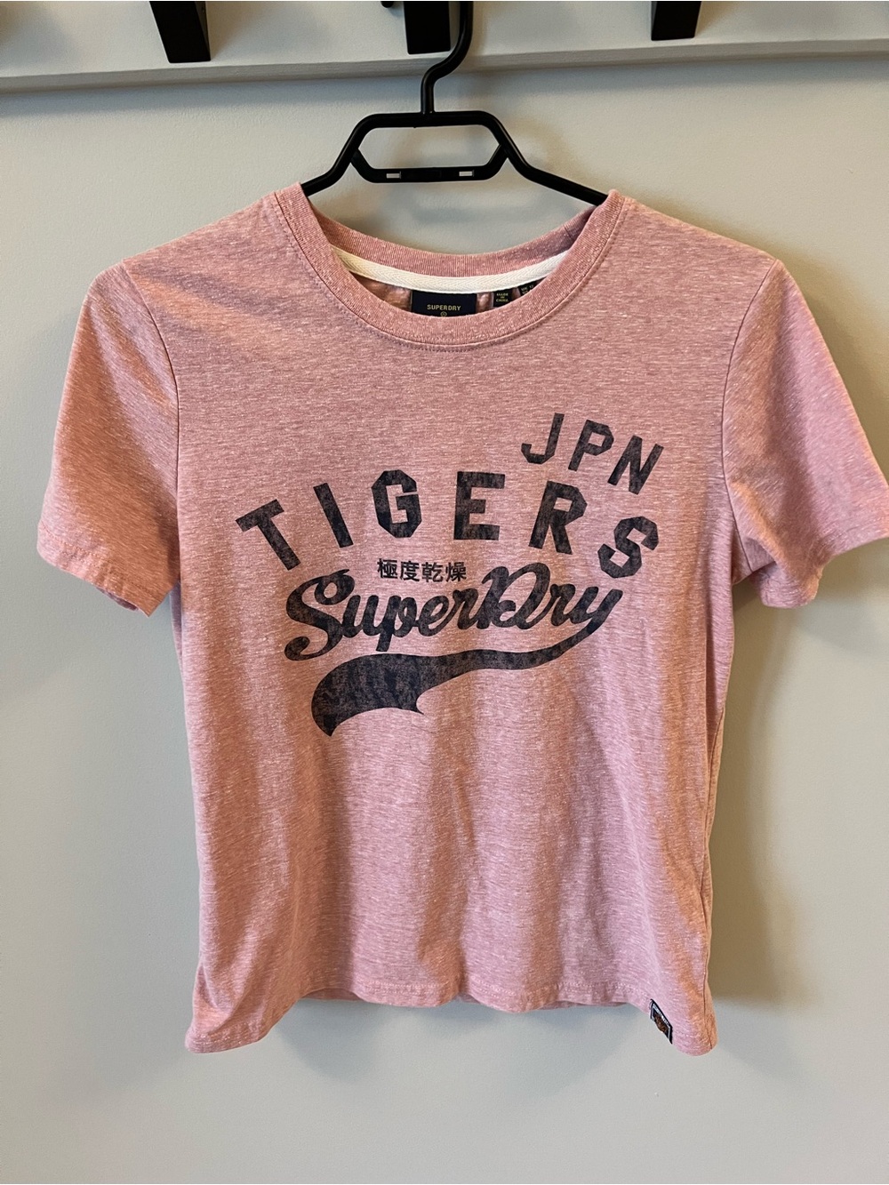 Superdry Kids Pink Heather 'Tigers' Graphic Tee